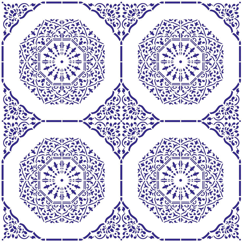 Moroccan Arabesque Stencil