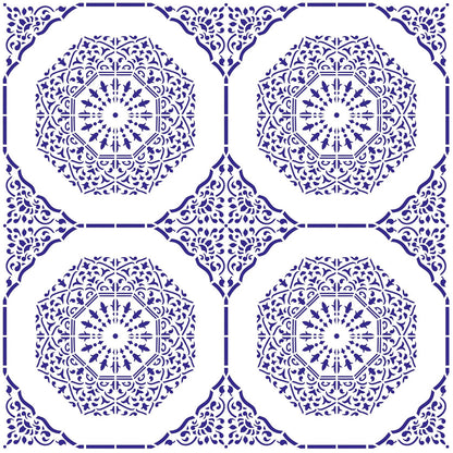 Moroccan Arabesque Stencil