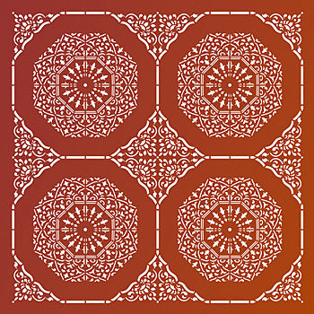 Moroccan Arabesque Stencil