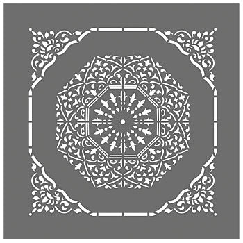 Moroccan Arabesque Stencil