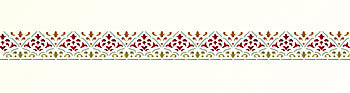 Moroccan Arabesque Border Stencil