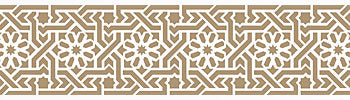 Classic Moroccan Border Stencil