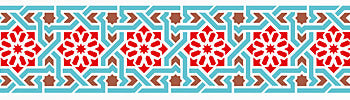 Classic Moroccan Border Stencil