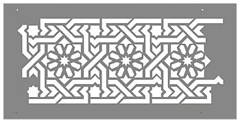 Classic Moroccan Border Stencil