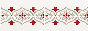 Moroccan Ornamental Border Stencil