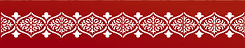 Moroccan Ornamental Border Stencil