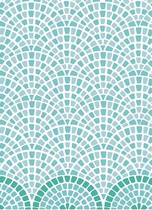 Scallop Mosaic Theme Pack Stencil