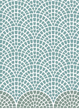 Scallop Mosaic Theme Pack Stencil