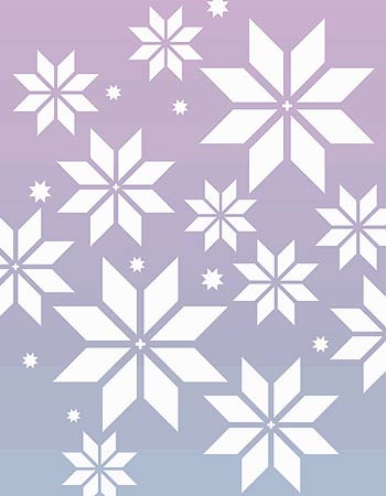 Nordic Snowflakes Stencil