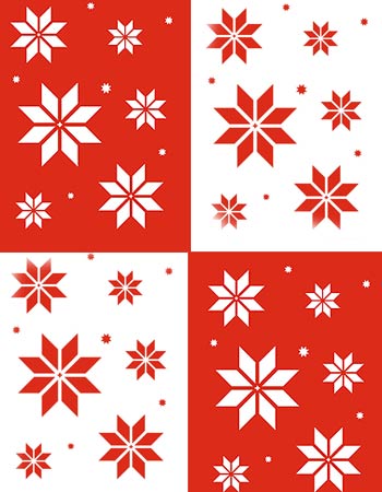 Nordic Snowflakes Stencil