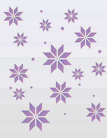 Nordic Snowflakes Stencil