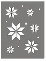 Nordic Snowflakes Stencil