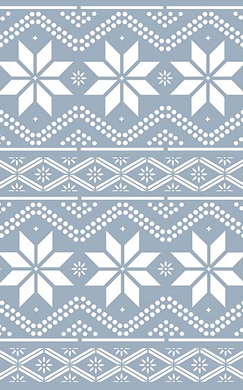 Nordic Pattern Stencil 1