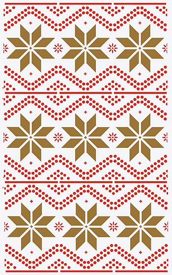 Nordic Pattern Stencil 1