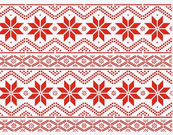 Nordic Pattern Stencil 1