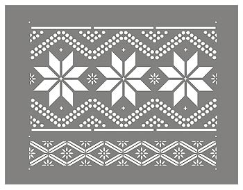 Nordic Pattern Stencil 1