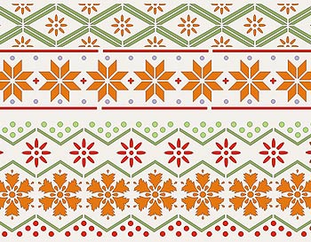 Nordic Pattern Stencil 2