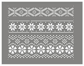 Nordic Pattern Stencil 2