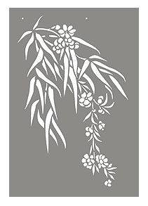 Oleander Blossom Stencil