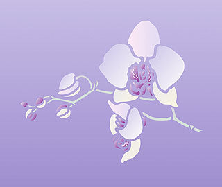 Little Orchid Stencil