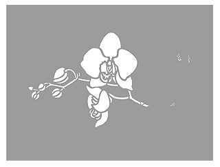 Little Orchid Stencil