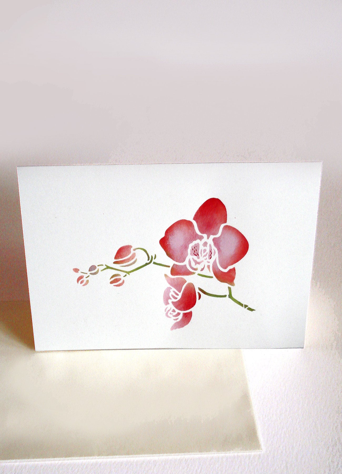 Little Orchid Stencil