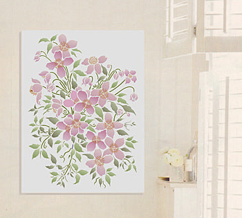 Oversize Montana Clematis Motif