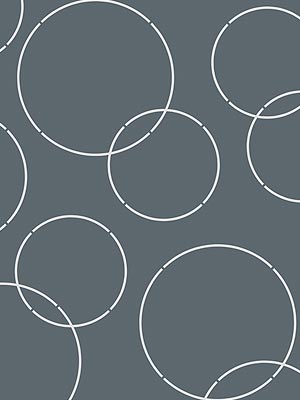 Oversize Outline Circles Stencil