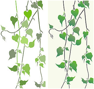 Oversize Garden Vine Stencil