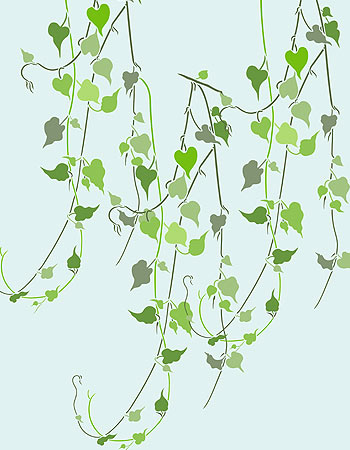 Oversize Garden Vine Stencil