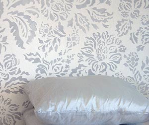 Oversize Damask Repeat Stencil