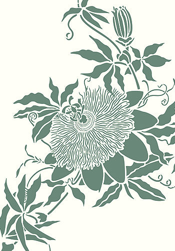 Oversize Passion Flower Stencil