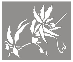 Oversize Passion Flower Stencil