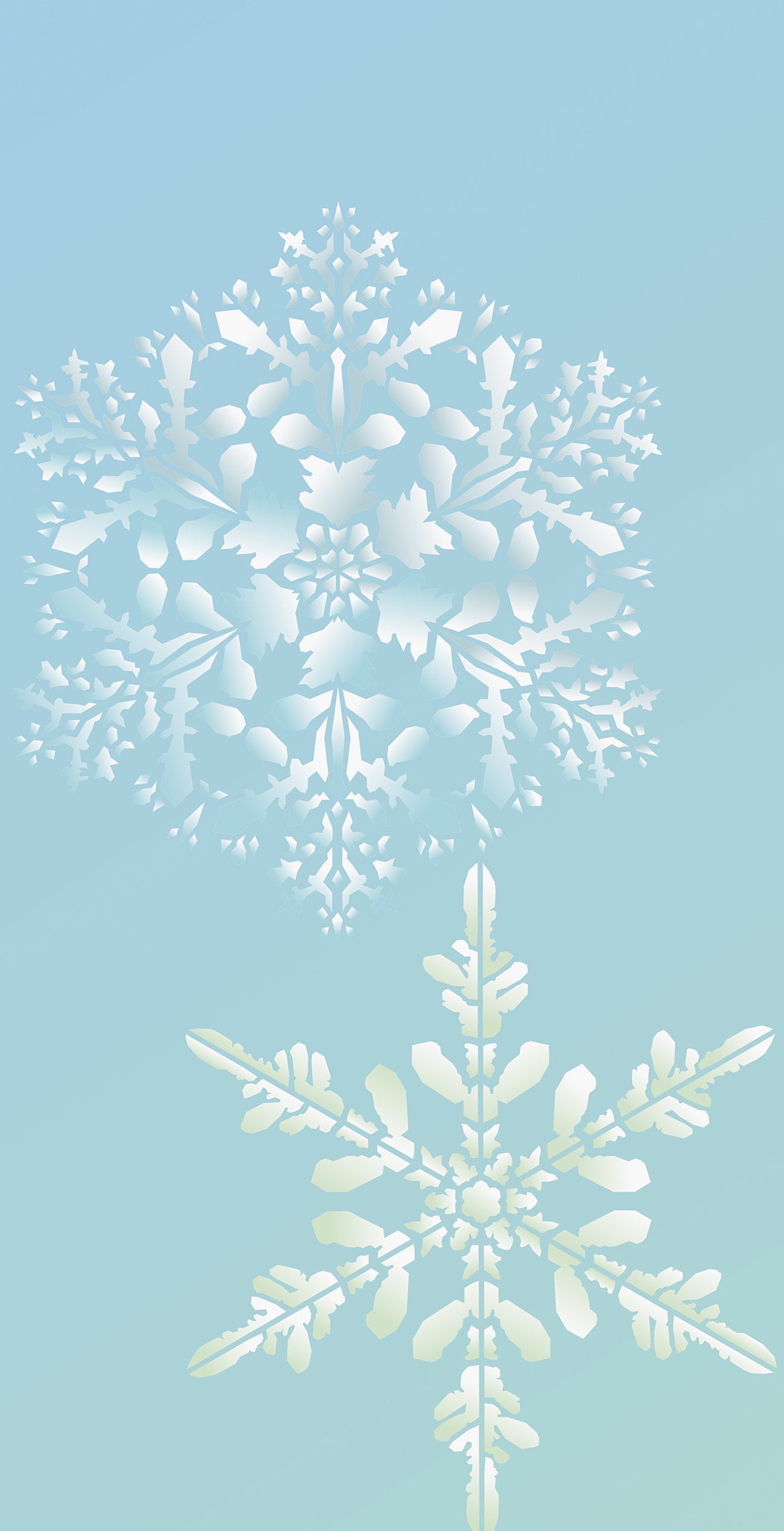 Oversize Snowflake Stencil