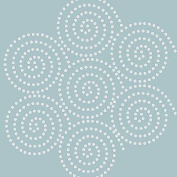 Oversize Dotty Spiral Stencil