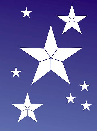 Oversize Star Stencil