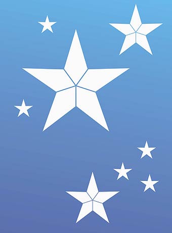 Oversize Star Stencil