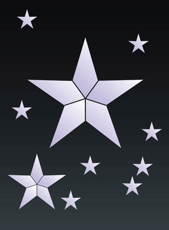 Oversize Star Stencil