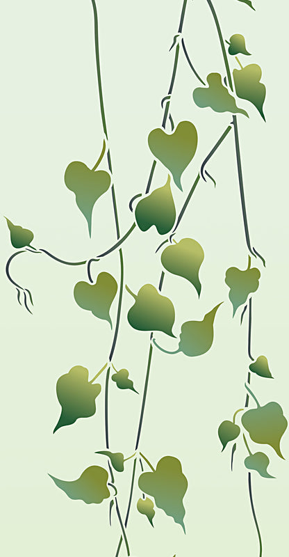 Oversize Garden Vine Stencil