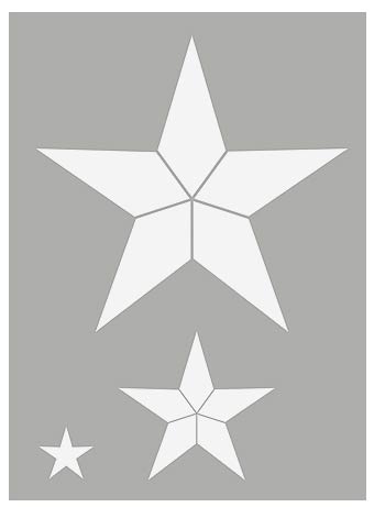 Oversize Star Stencil