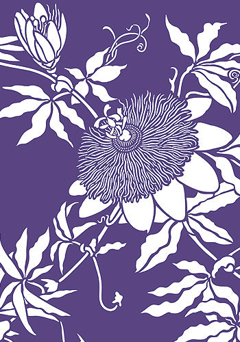 Passion Flower Stencil