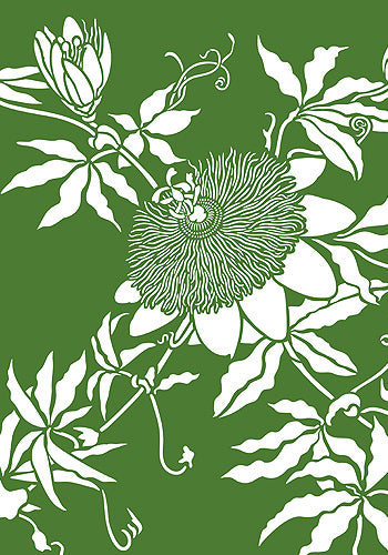 Passion Flower Stencil