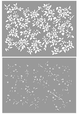 Rambling Rose Repeat Stencil