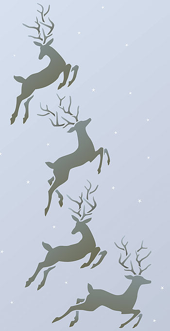 Large Reindeer Stencil