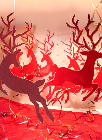 Large Reindeer Stencil