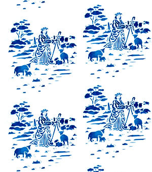 Toile Shepherdess Stencil