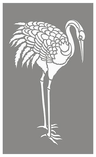 All Japanese Cranes Theme Pack Stencil