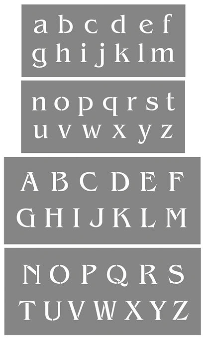 Small Alphabet Theme Pack Stencil