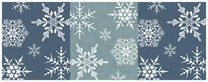 Small Snowflakes Stencil