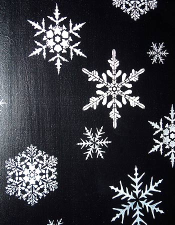 Small Snowflakes Stencil